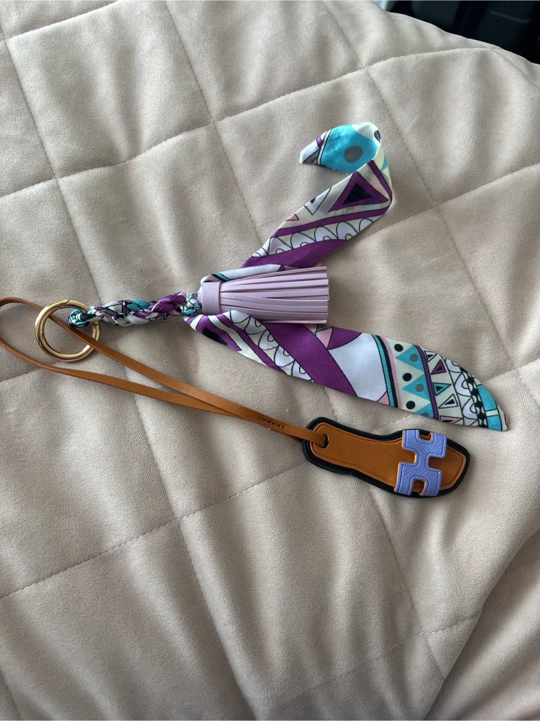 Hermès inspiration  Bag Charm/ keychain 🧡 image indicator(2)