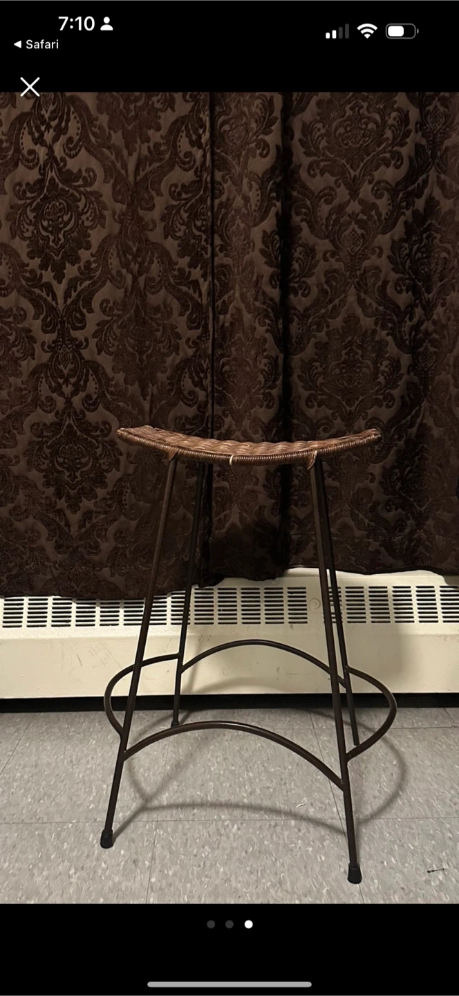 Jamie Young Counter Stool with Metal Frame - photo 2