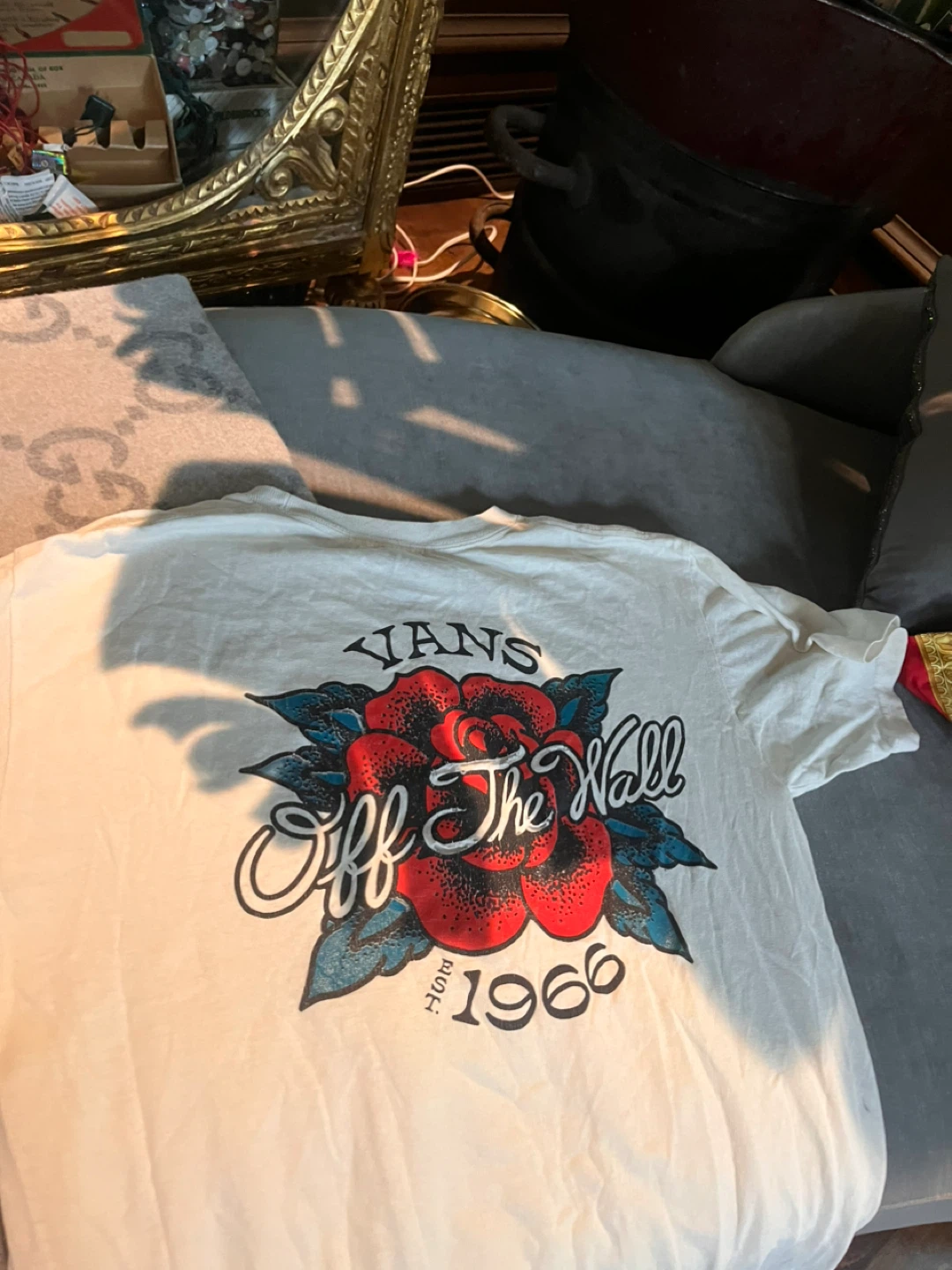 Vans Off The Wall Rose Tee - photo 4