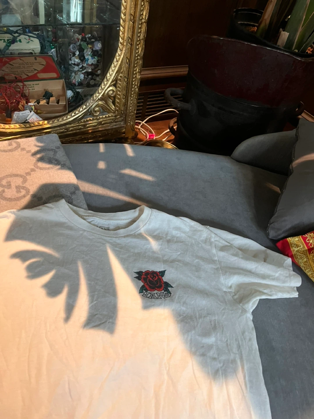 Vans Off The Wall Rose Tee - photo 2