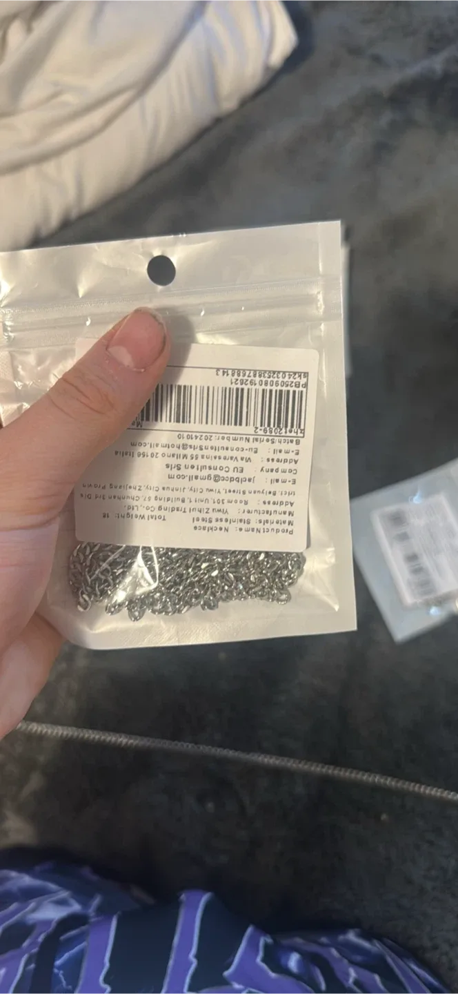 Necklace - Silver Chain stainless steel image indicator(2)