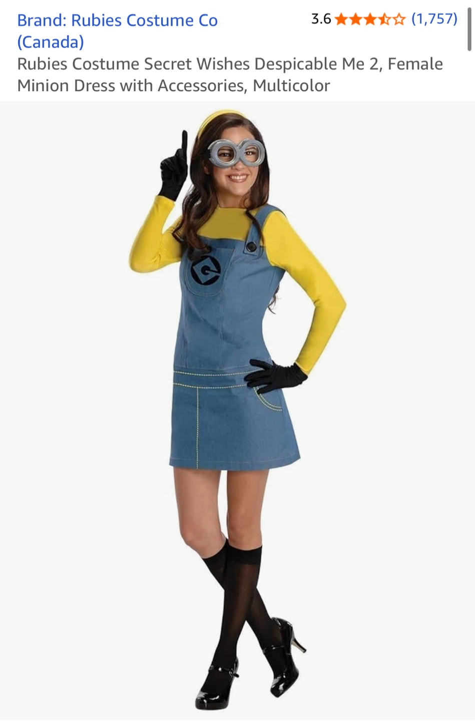 Female Minion Dress - medium