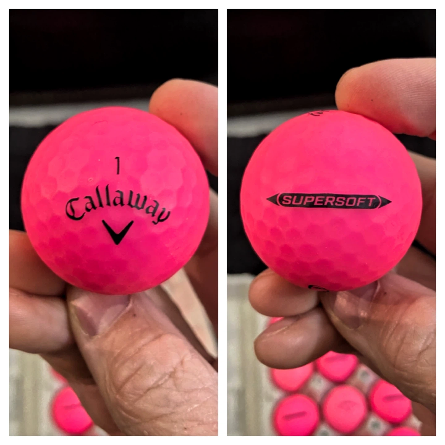 18 Callaway Supersoft Pink Golf Balls - photo 3