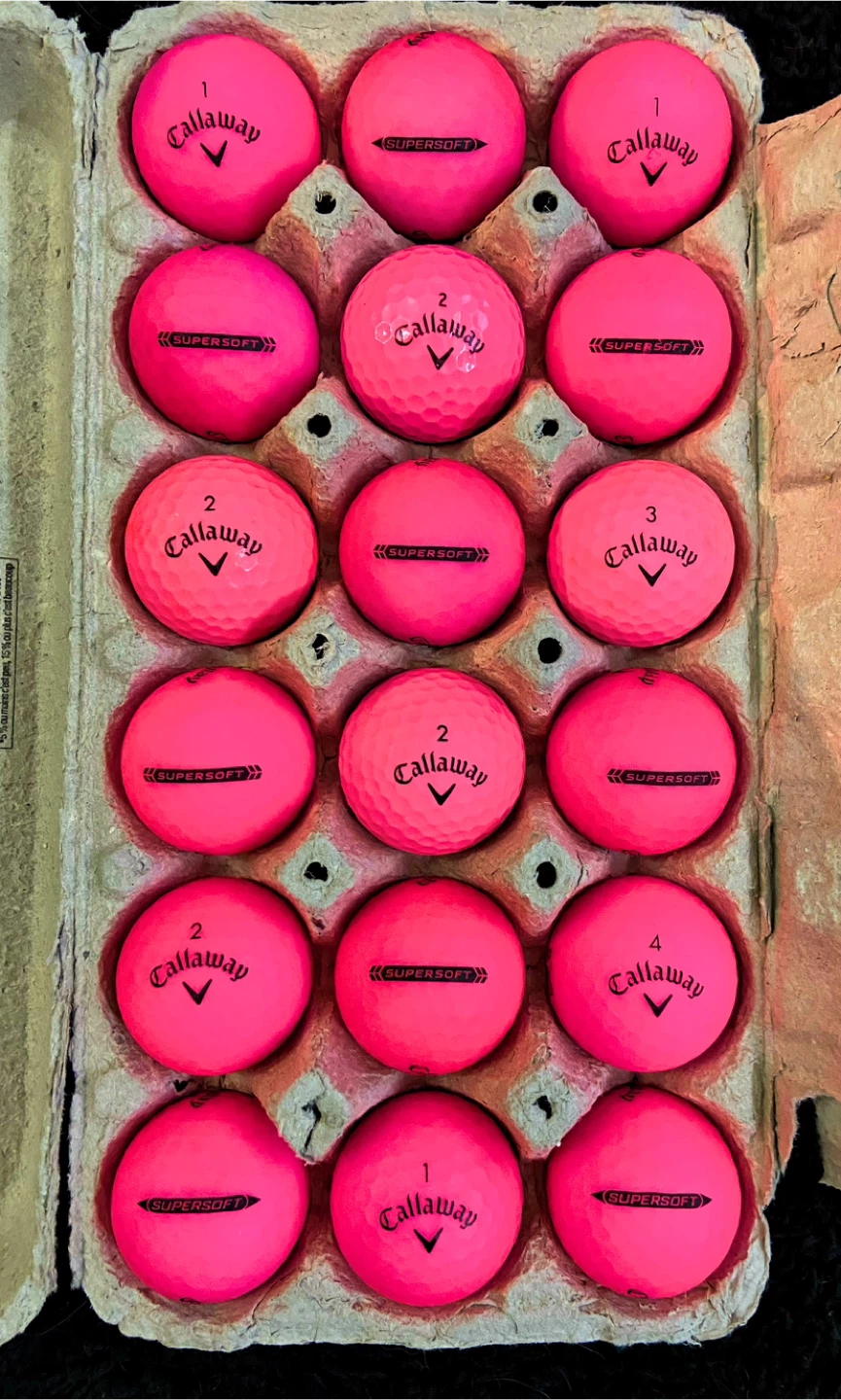 18 Callaway Supersoft Pink Golf Balls - photo 2
