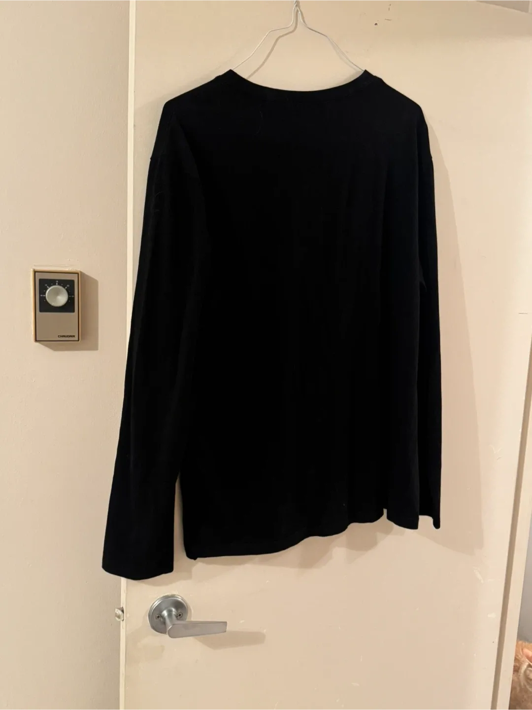 YTD Black Long Sleeve Men’s T-Shirt - Size XL. image indicator(2)