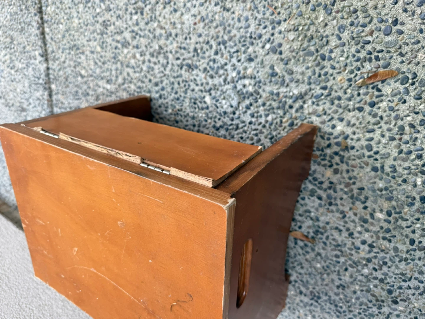 Wooden Step Stool - Brown - photo 2