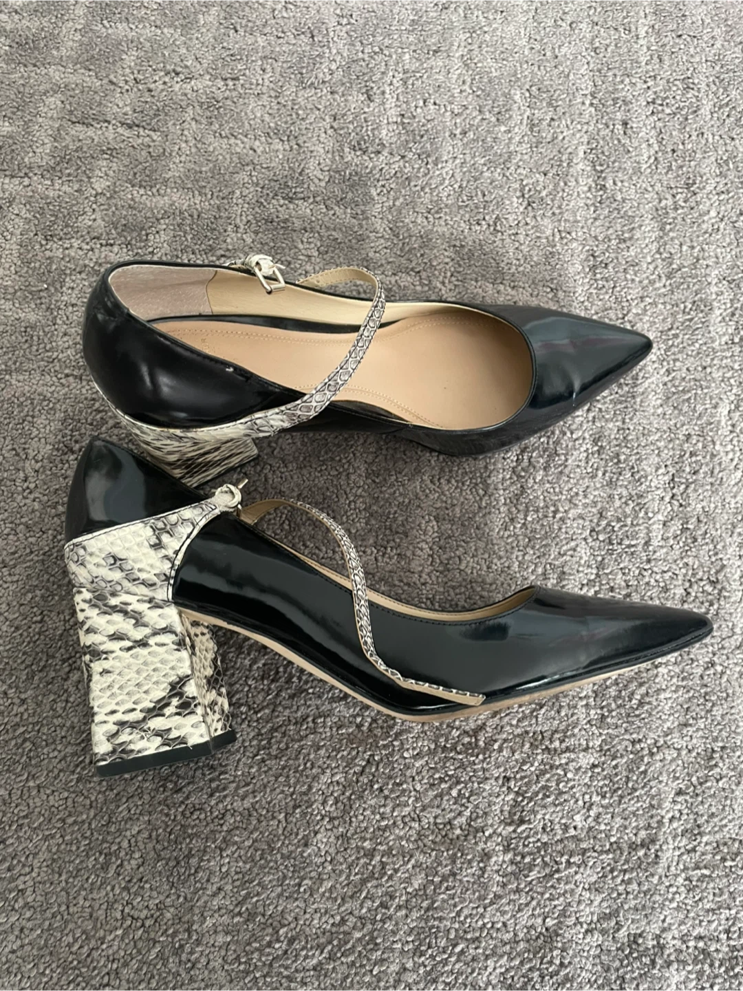 Marc Fisher Black Heels, Size 8 - photo 2