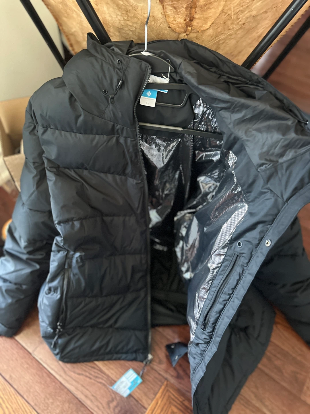 Plus size Columbia Black Puffer Jacket 3X - woman’s - photo 2