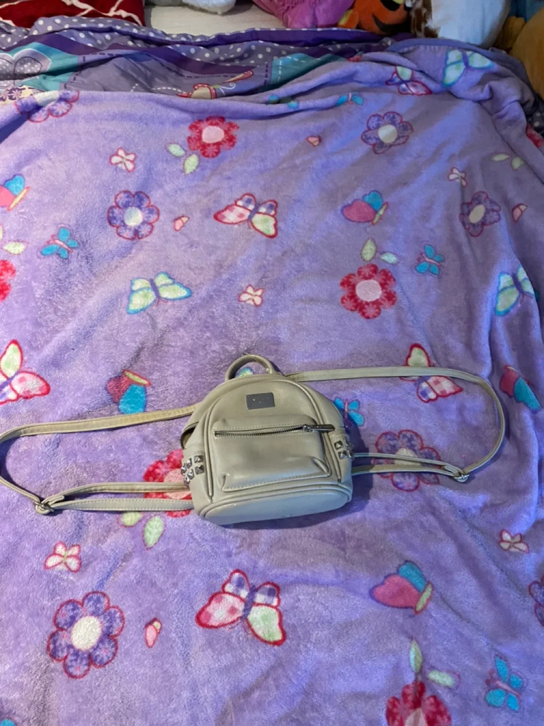 David jones Paris tiny backpack w studs one the side thumbnail