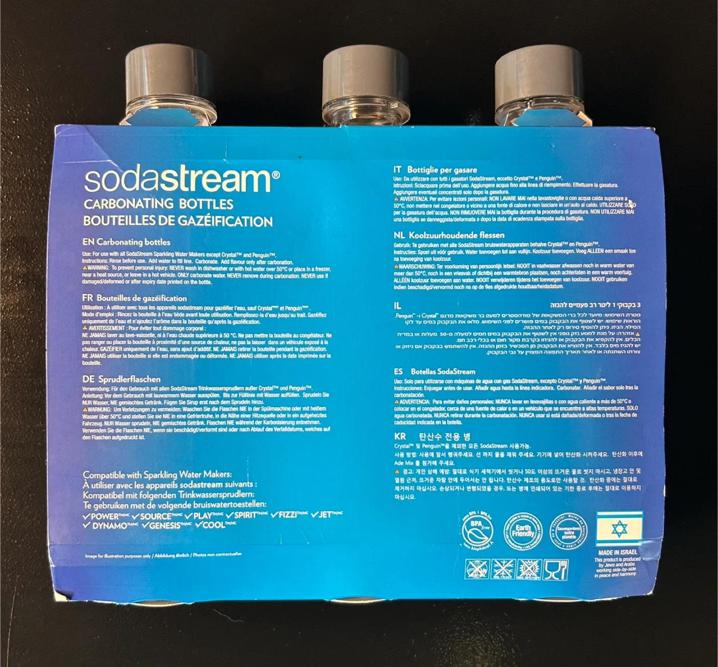 SodaStream Carbonating Bottles - 3 x 1L image indicator(2)