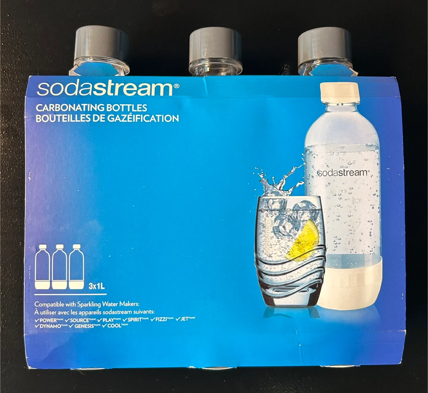 SodaStream Carbonating Bottles - 3 x 1L thumbnail