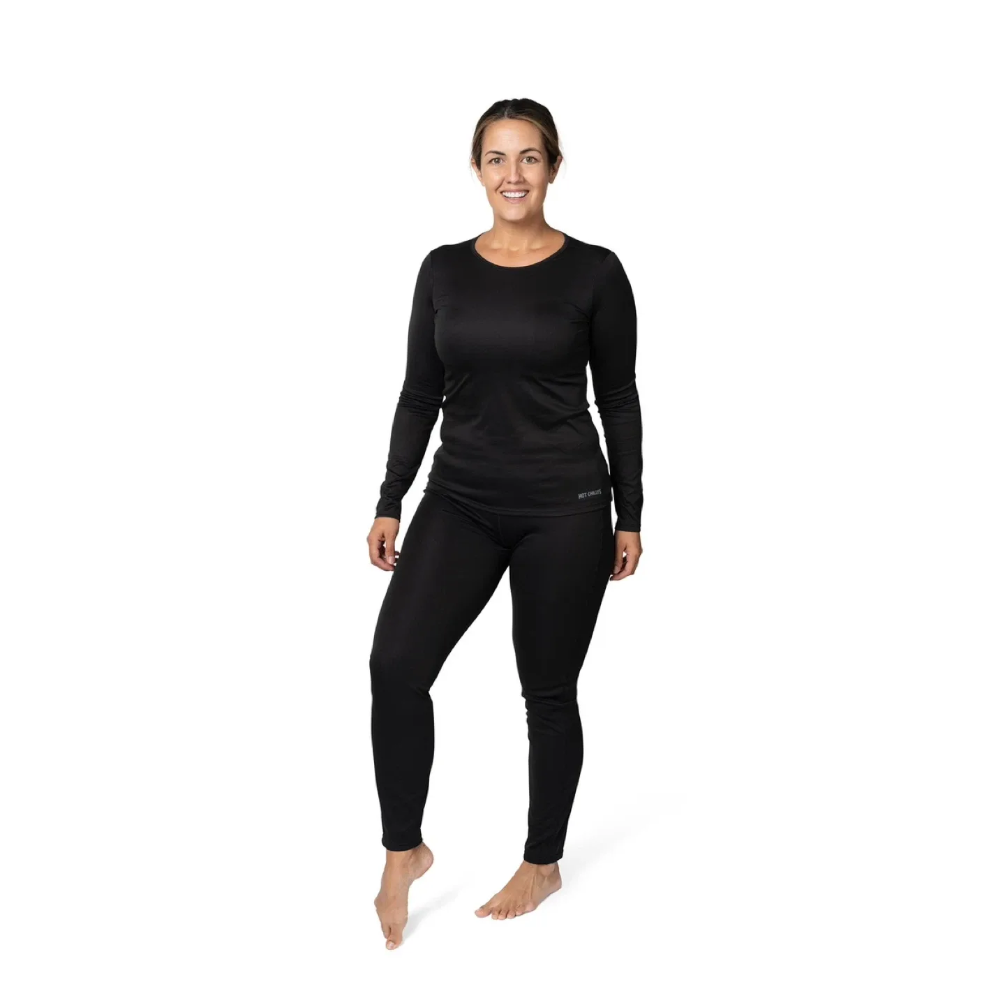Hot Chilly’s Women’s Base Layer Set - Black thumbnail