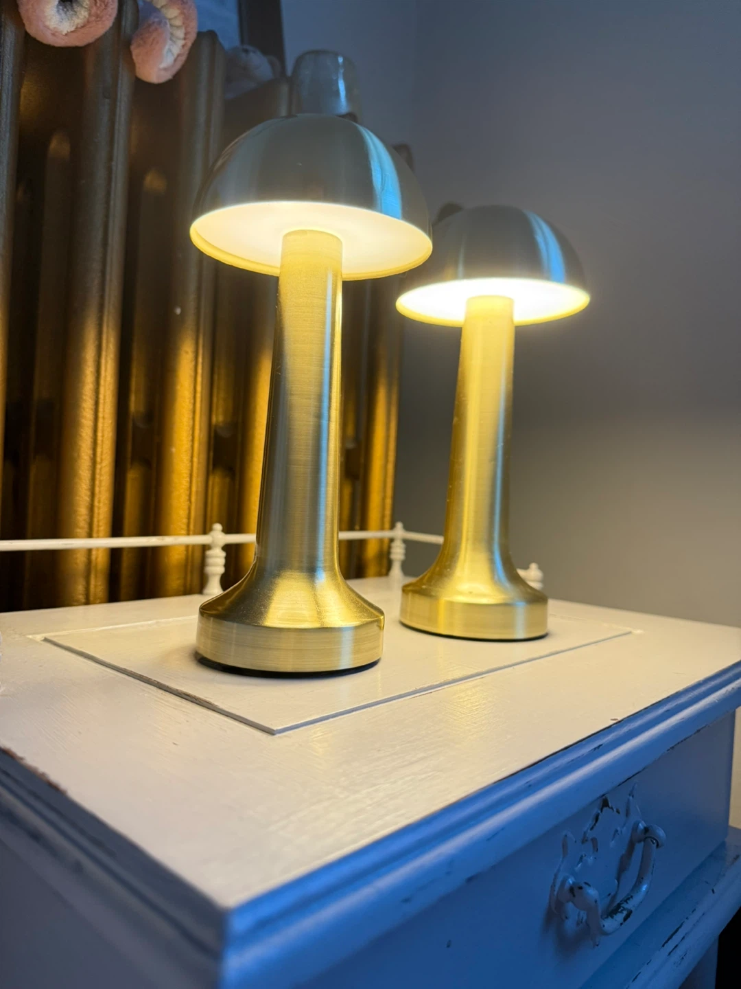 🧡 Set of Gold Cordless LED Lamps - photo 3