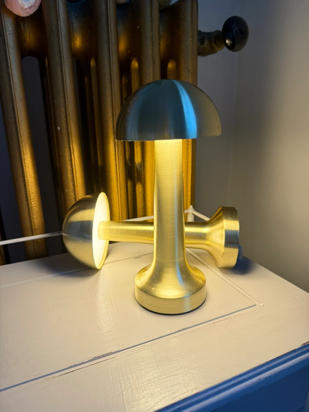 🧡 Set of Gold Cordless LED Lamps