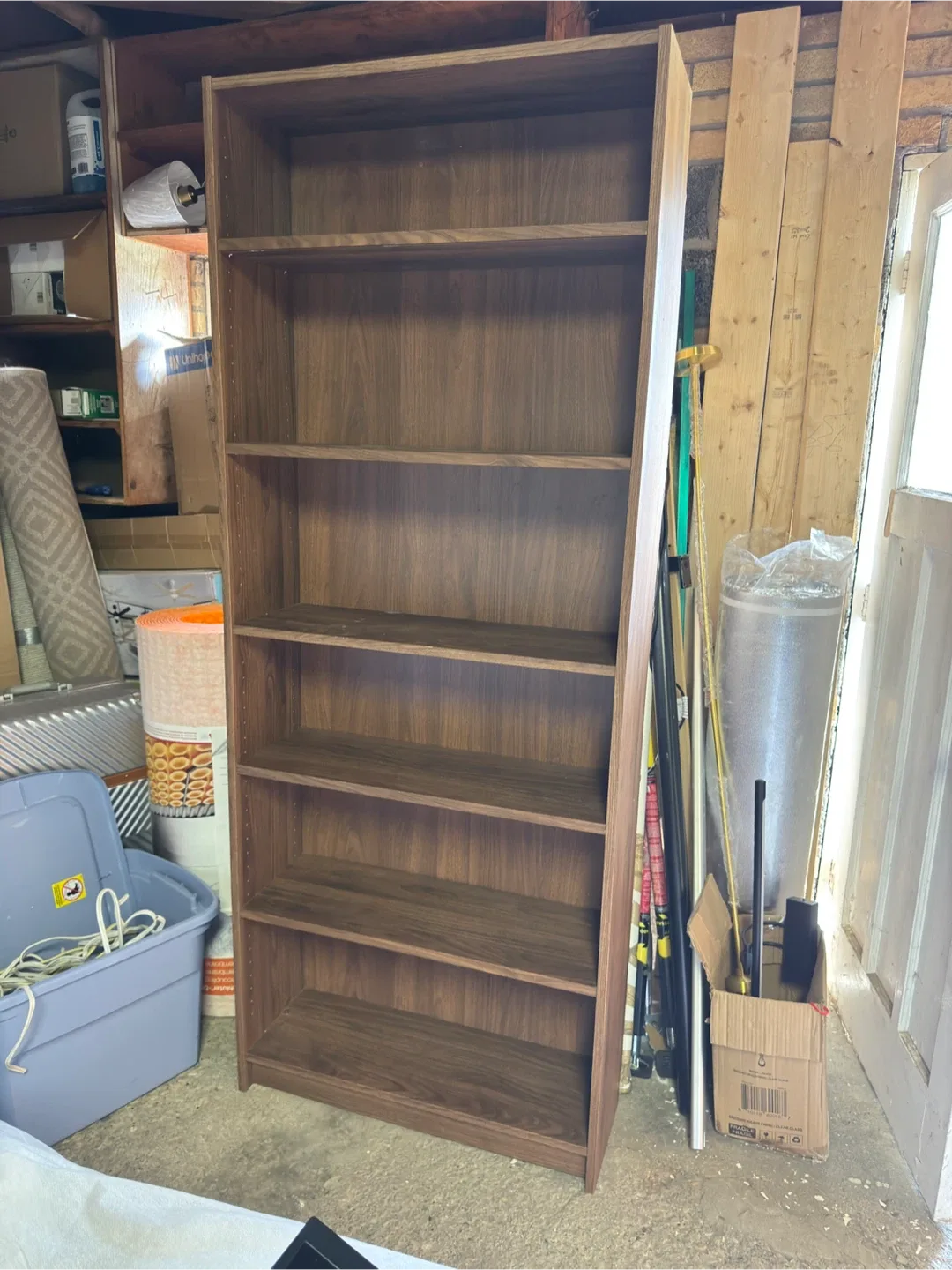 IKEA Brown Wooden Bookcase thumbnail
