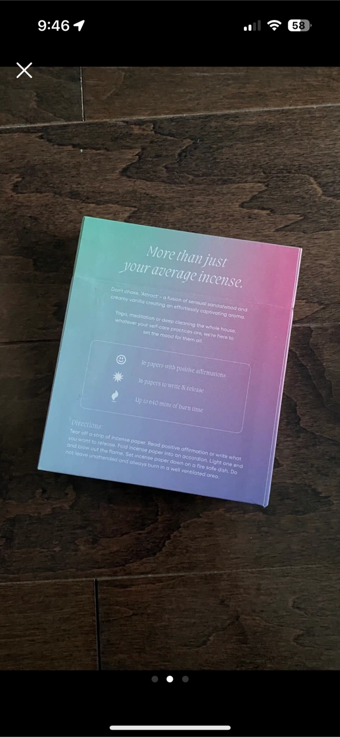 Attract Incense Papers - Sandalwood & Vanilla - photo 2