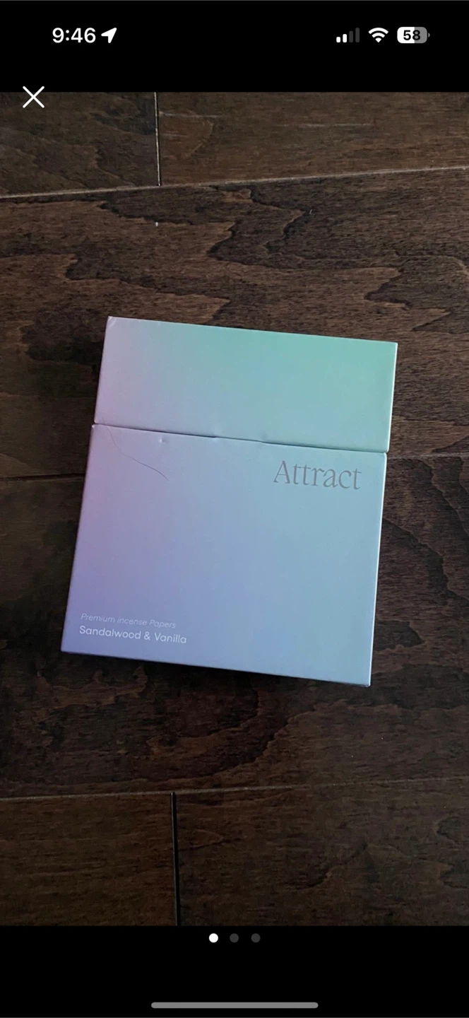 Attract Incense Papers - Sandalwood & Vanilla