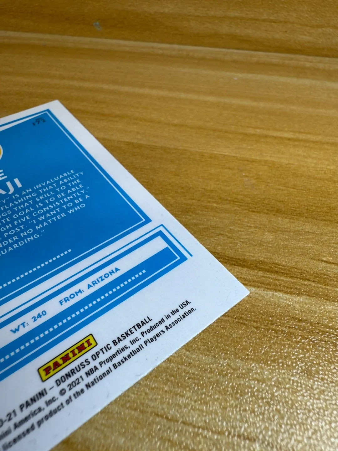 Zeke Nnaji 2020-21 Panini Optic Basketball Card image indicator(10)