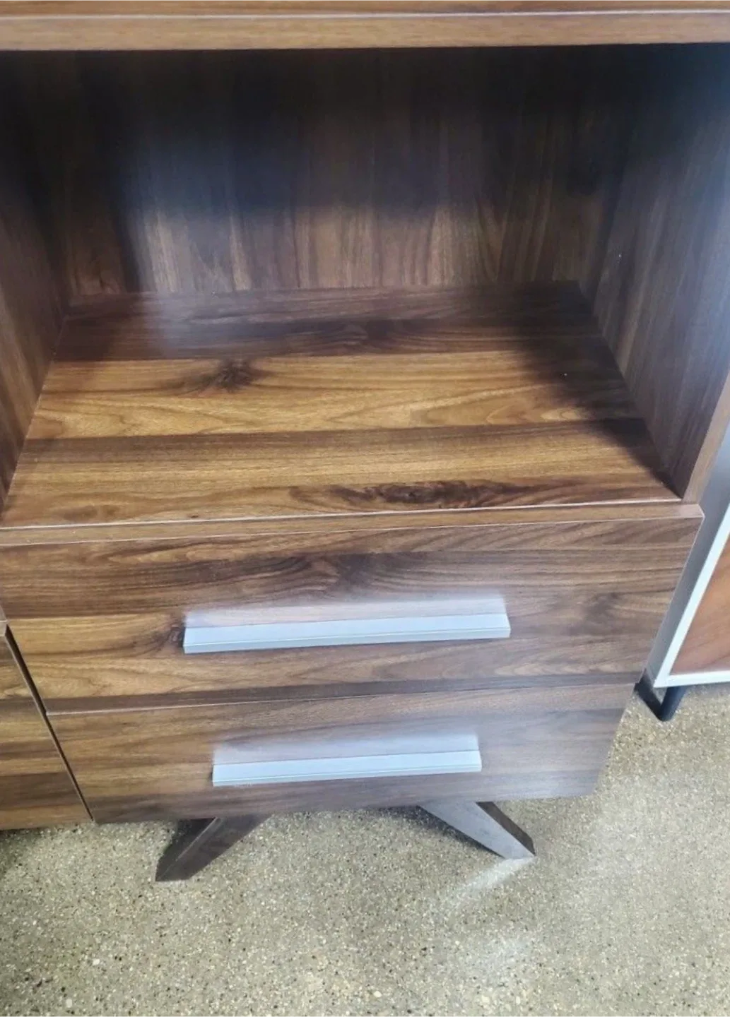 New Mid Century Modern 3 PC Media Center Station image indicator(5)