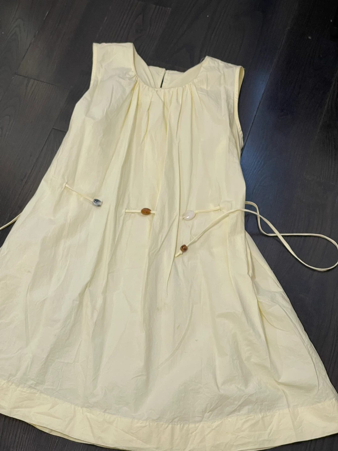 Yellow Sleeveless Dress