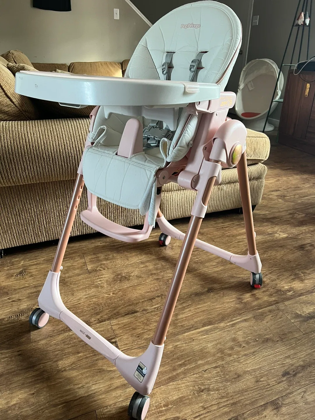 Peg Perego High Chair - Pink thumbnail
