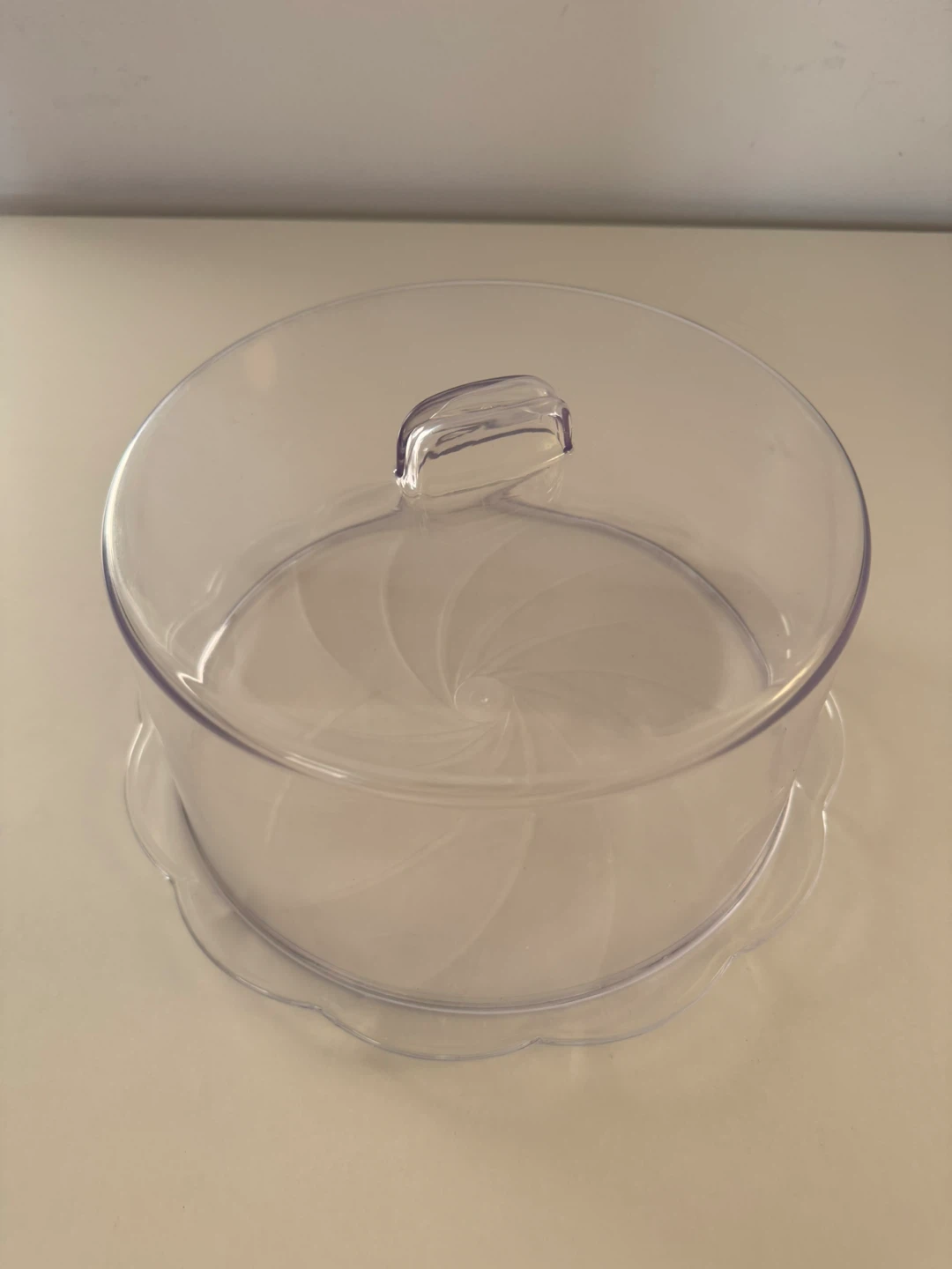 Plastic Container for Cake with Lid