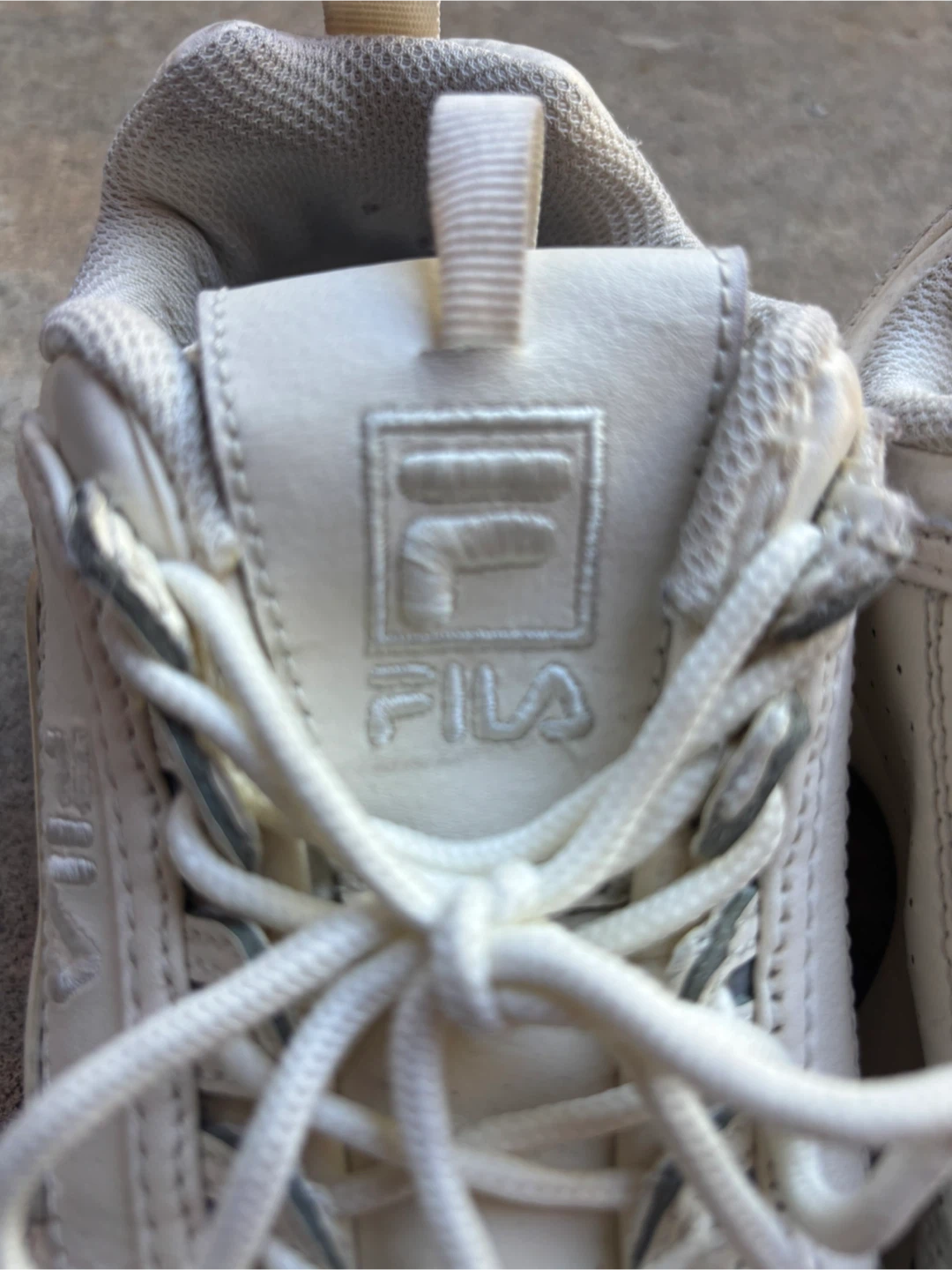 Fila White Sneakers - Size 5 1/2 - photo 3