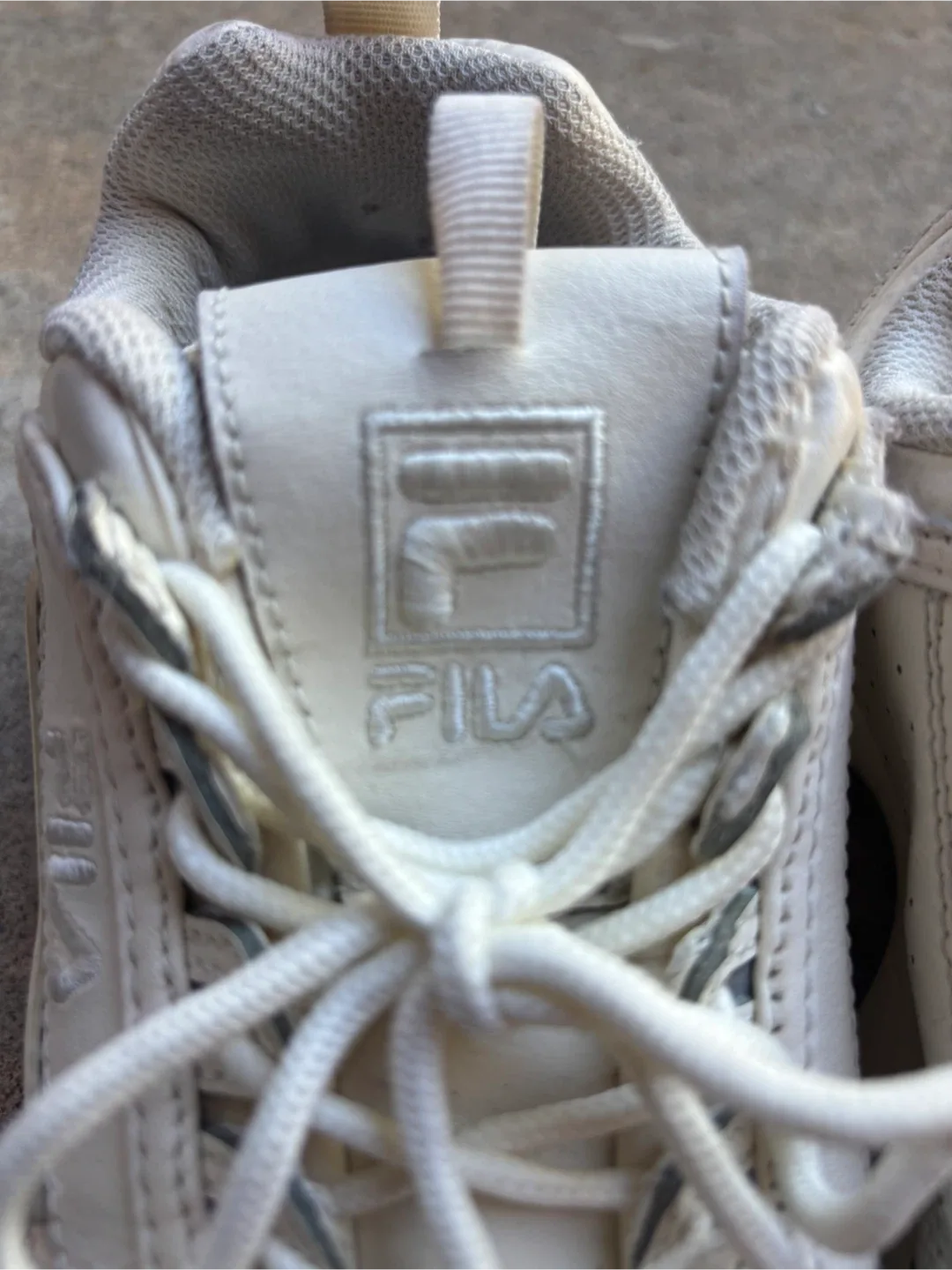 Fila White Sneakers - Size 5 1/2 image indicator(3)
