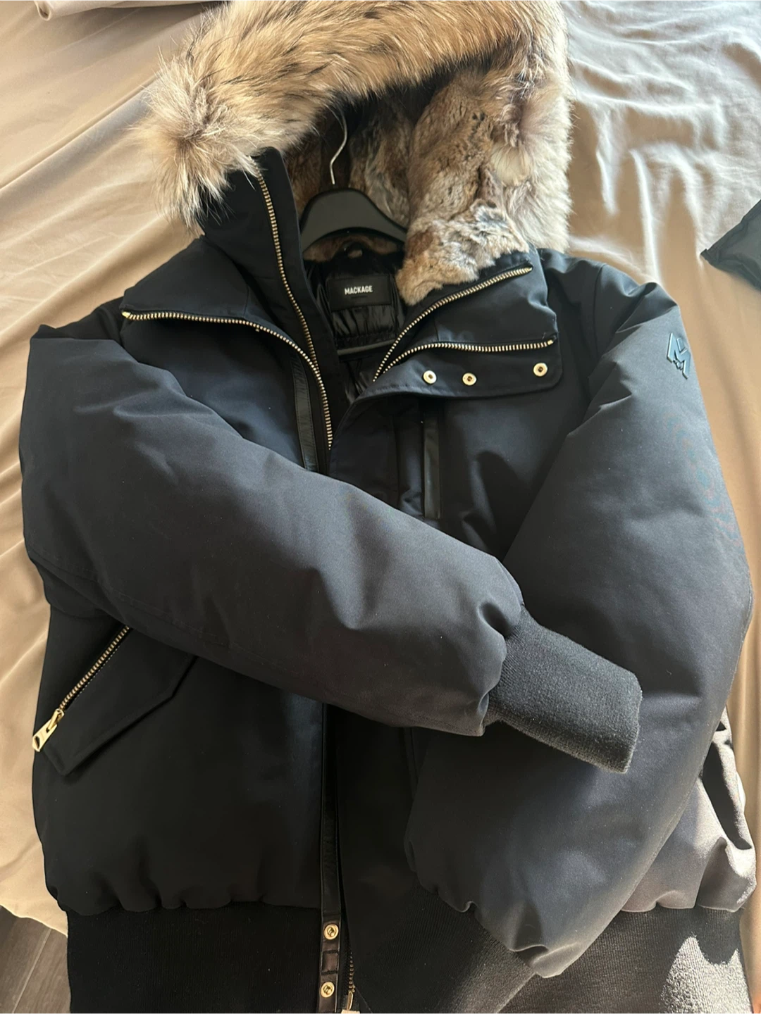 Mackage Black Bomber Jacket - photo 4