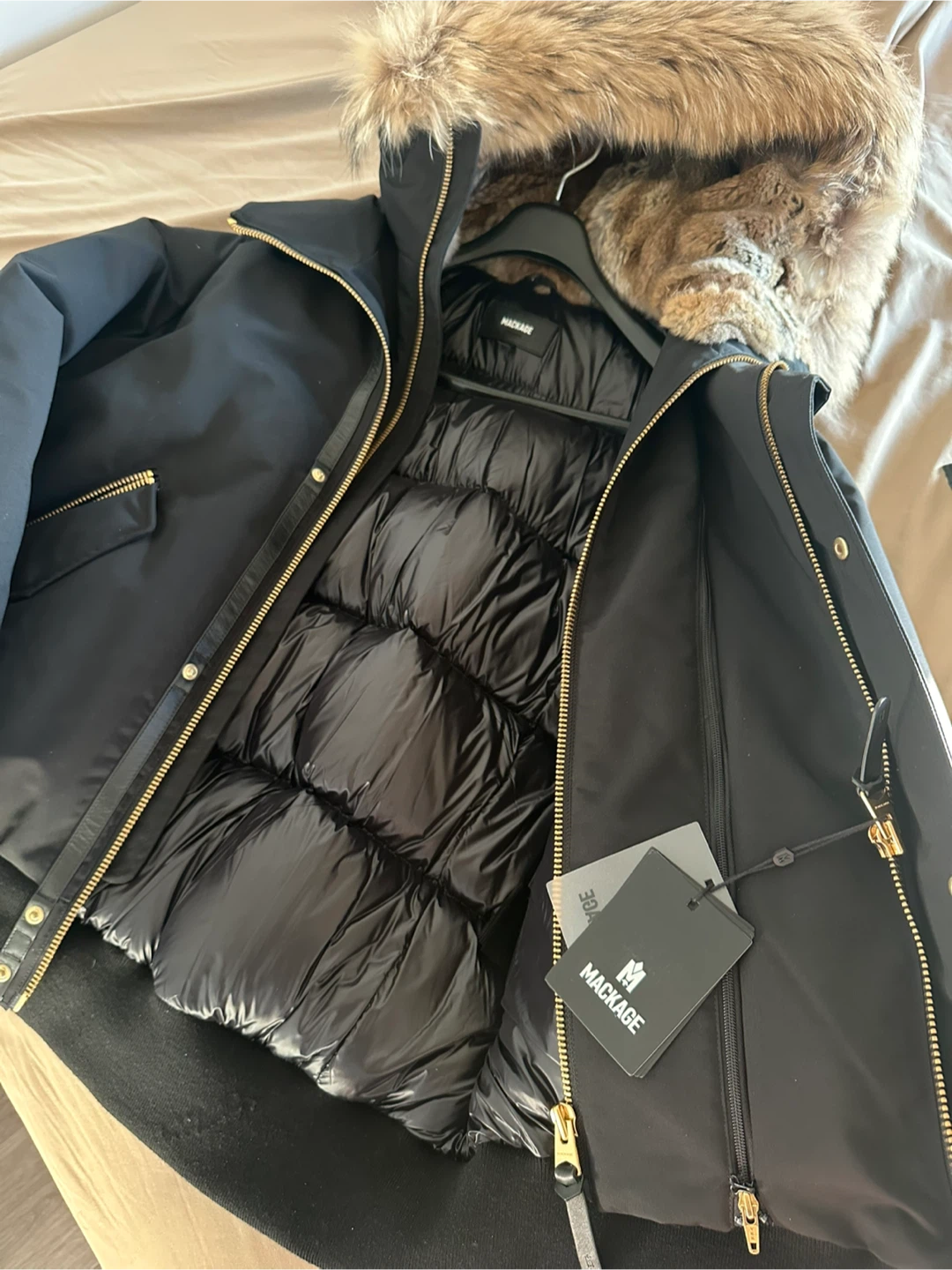 Mackage Black Bomber Jacket - photo 5