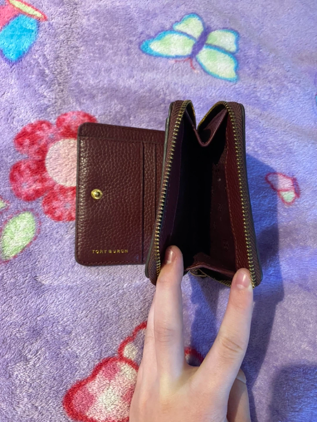 Tory Burch Burgundy Leather Wallet - photo 4