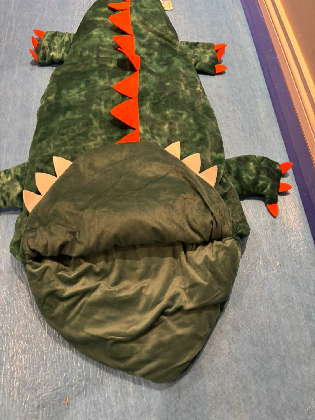 Kids Dinosaur Sleeping Bag with Plush Toy - photo 2