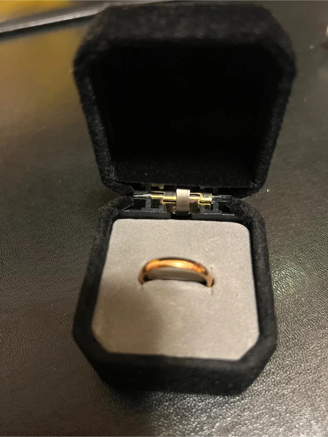 Tesori & Co 10k Rose Gold Comfort Fit Ring (size 7) image indicator(4)