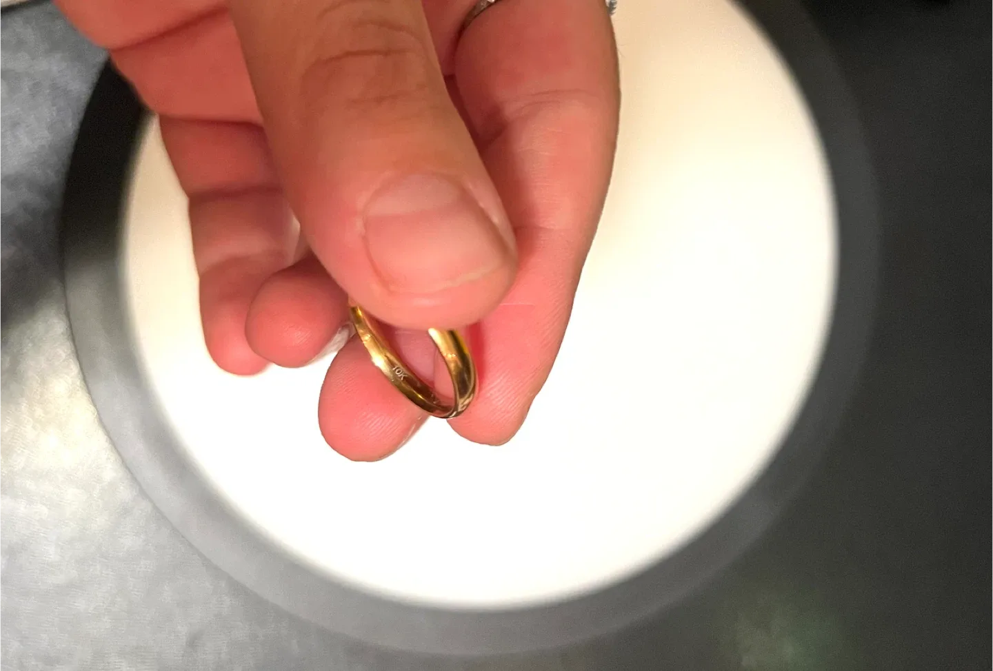 Tesori & Co 10k Rose Gold Comfort Fit Ring (size 7) image indicator(7)