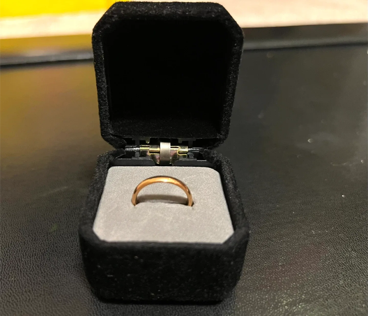 Tesori & Co 10k Rose Gold Comfort Fit Ring (size 7) image indicator(5)