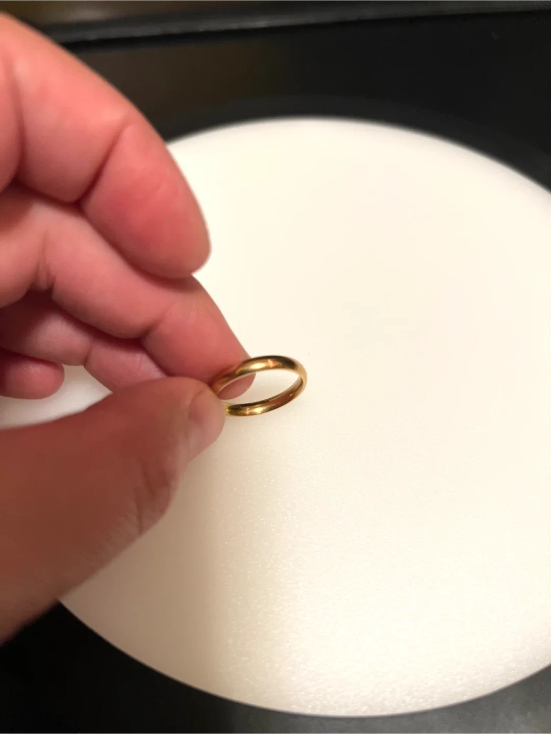 Tesori & Co 10k Rose Gold Comfort Fit Ring (size 7) image indicator(8)