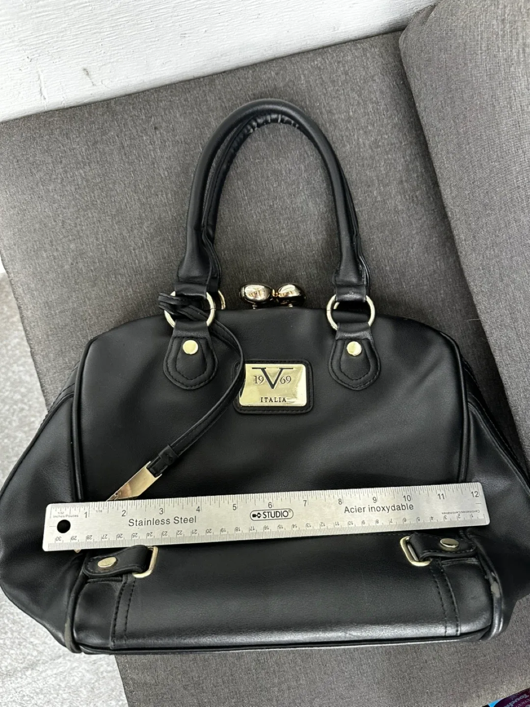 Versace 1969 Italia Black Handbag image indicator(4)