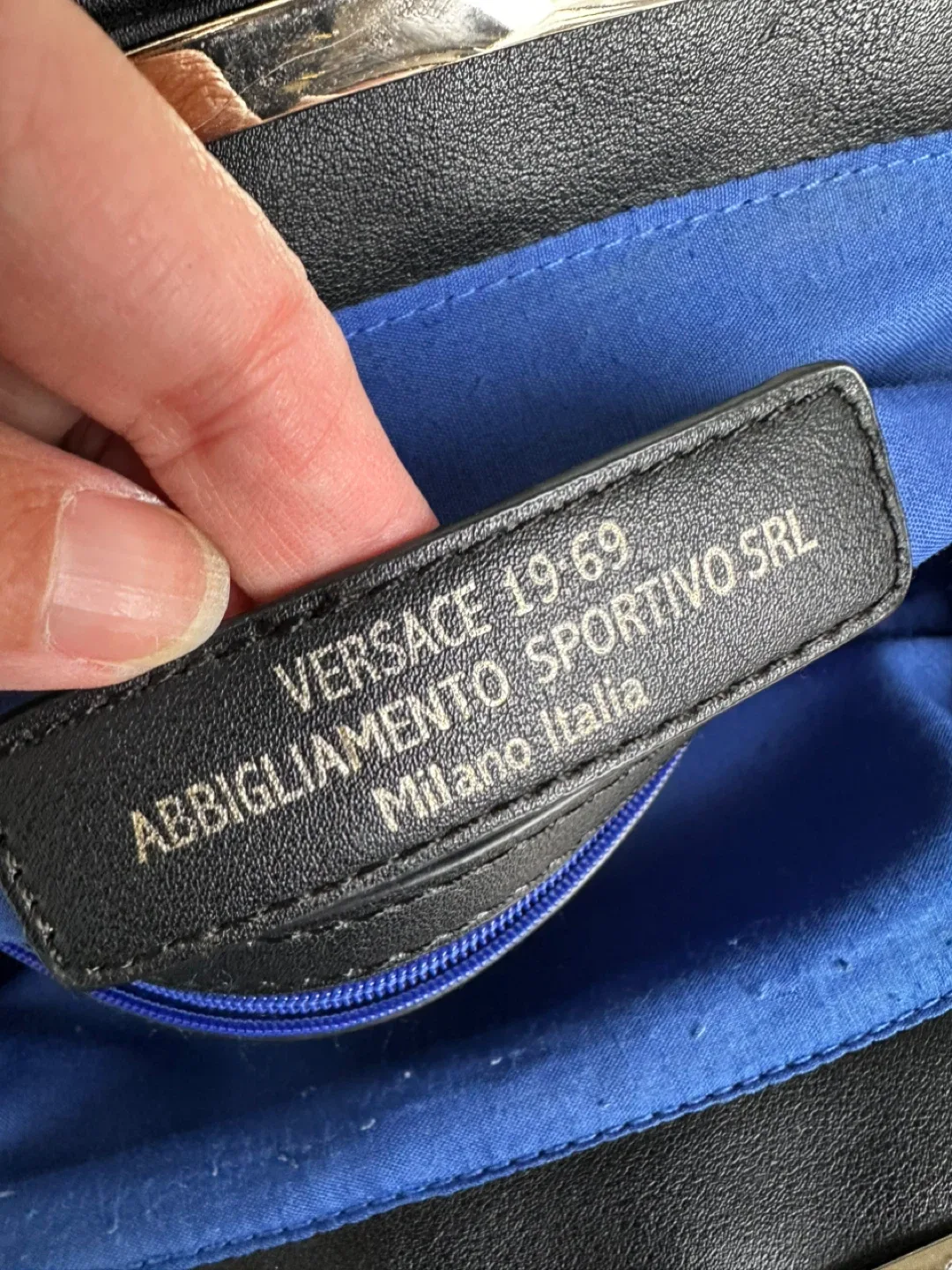 Versace 1969 Italia Black Handbag image indicator(7)