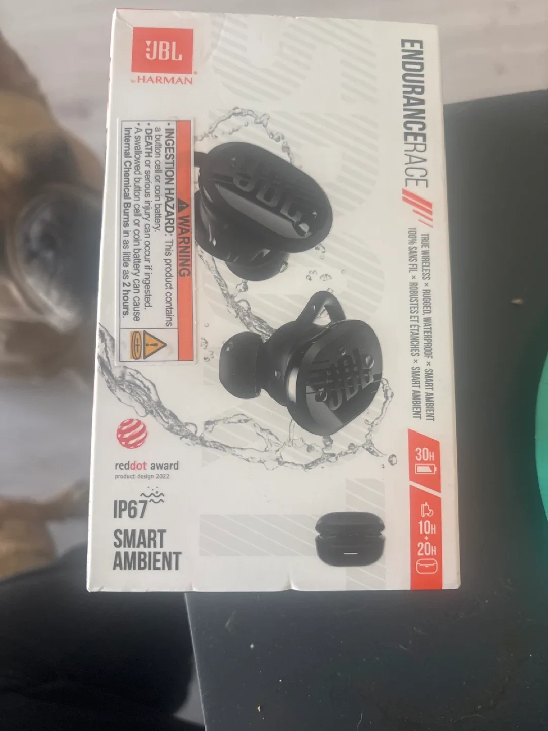 JBL Endurance Race Wireless In-Ear Headphones - New thumbnail