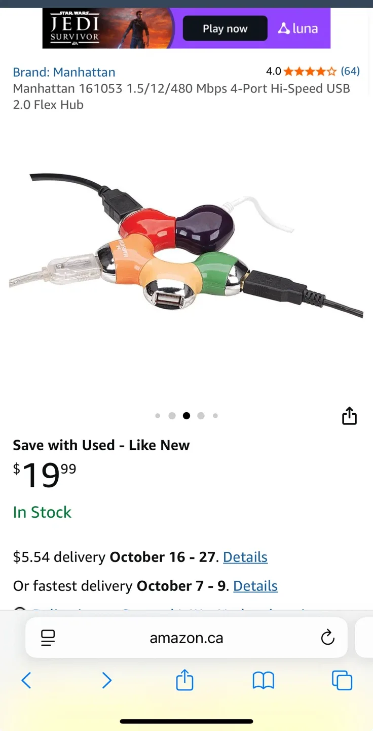 Flower Shaped Multi USB Port image indicator(4)