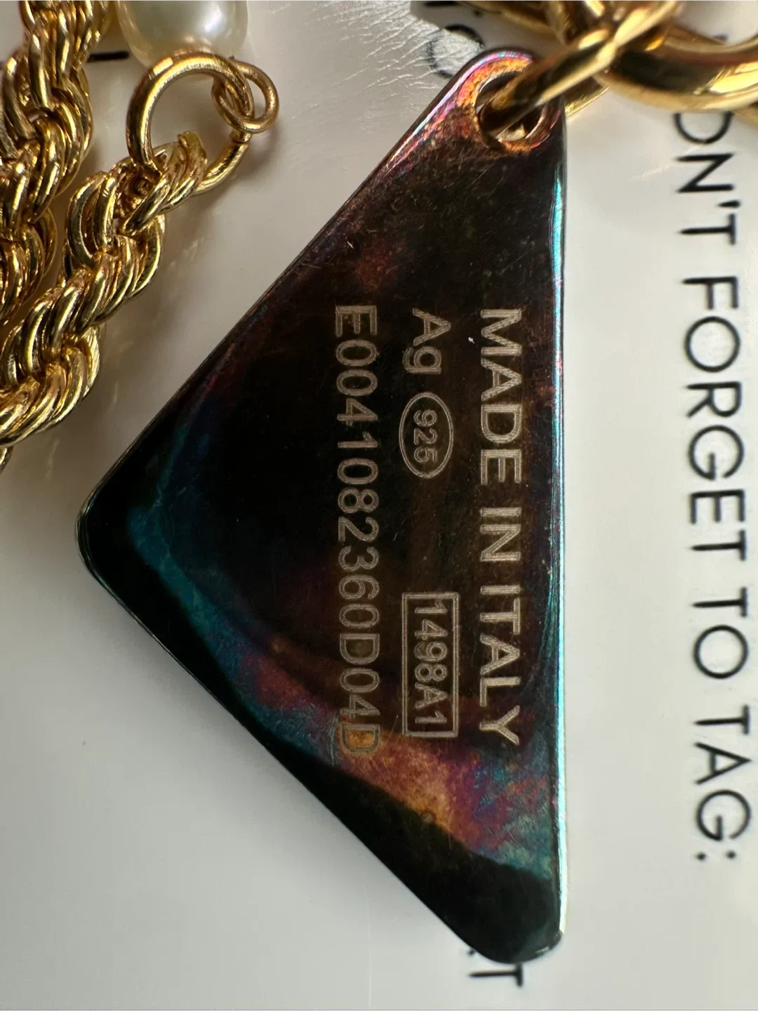 Prada Gold Chain Necklace image indicator(5)