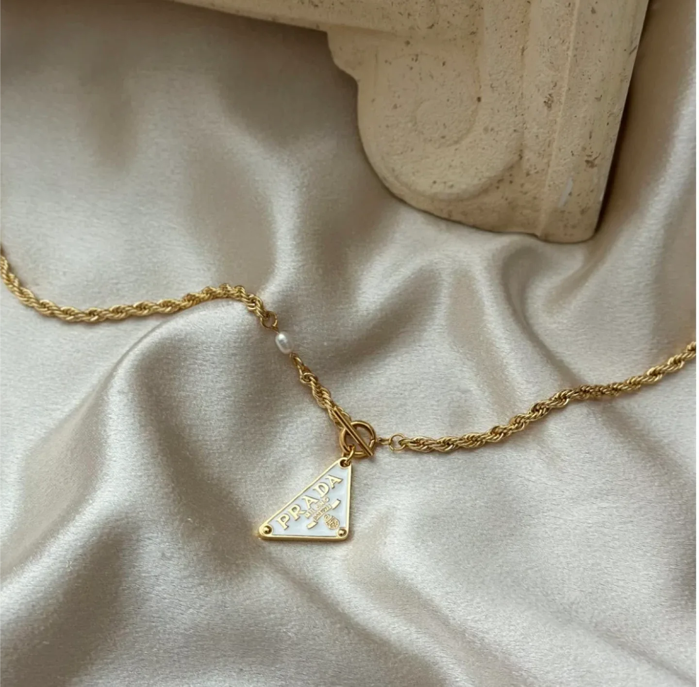 Prada Gold Chain Necklace image indicator(4)