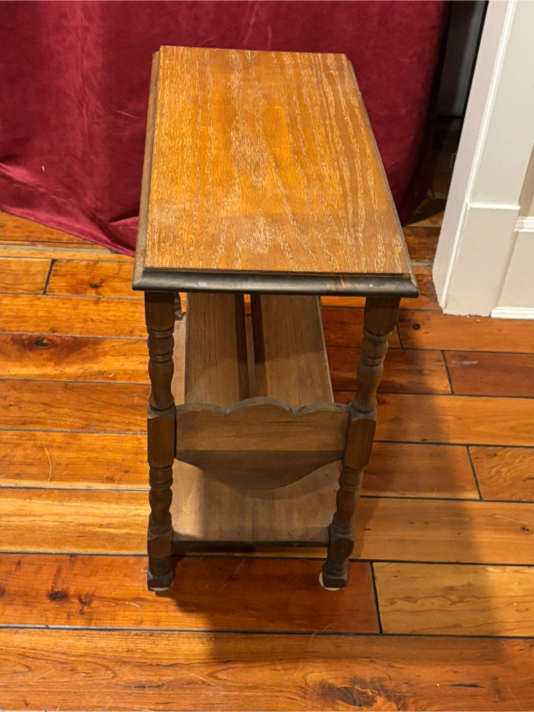 Vintage Wooden Magazine Rack - photo 2