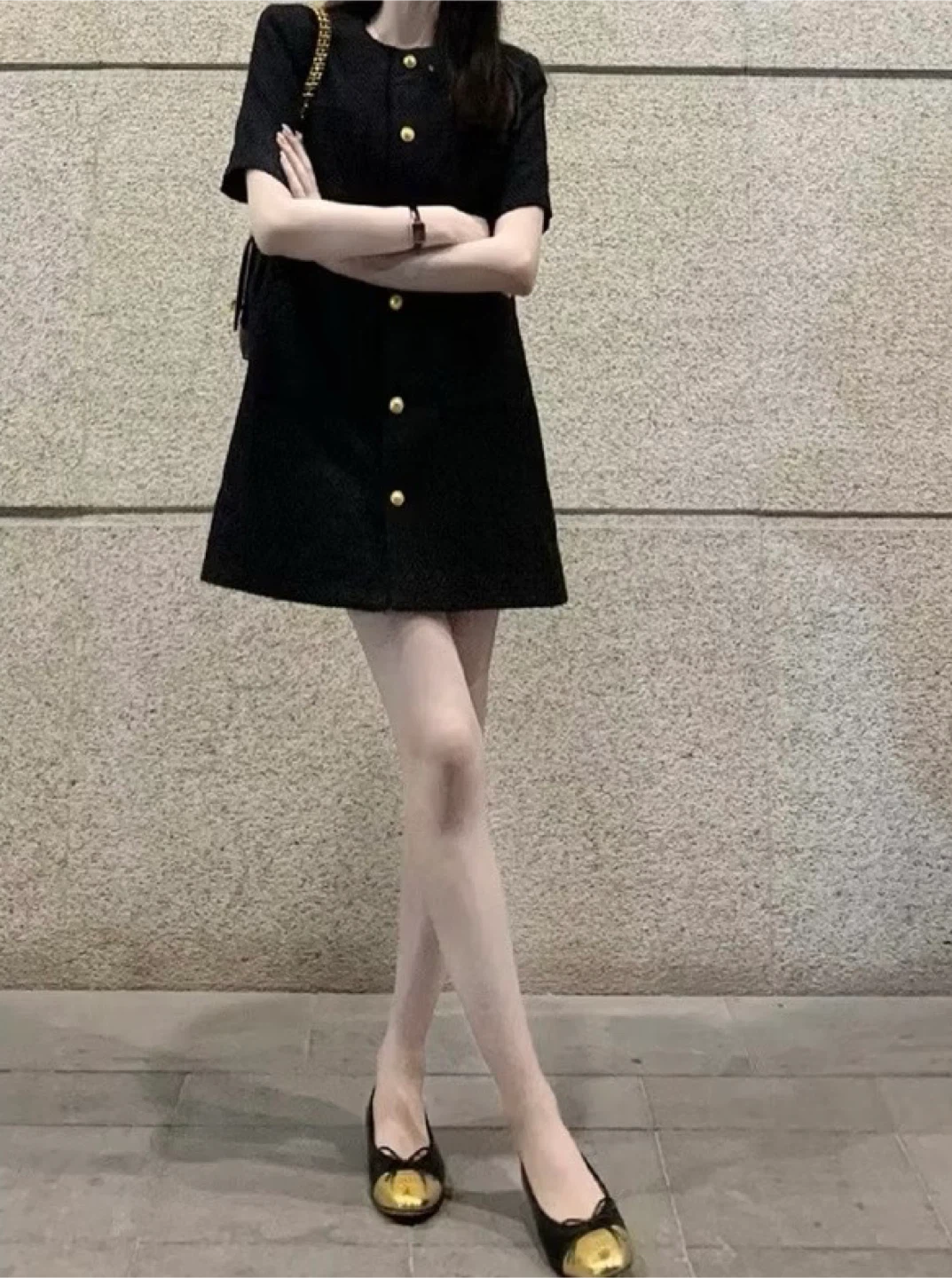 PrettyLittleThing Black Button-Up Mini Dress - photo 2