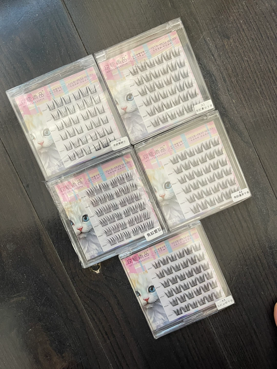 Meijieshangpin Glue-Free False Eyelashes