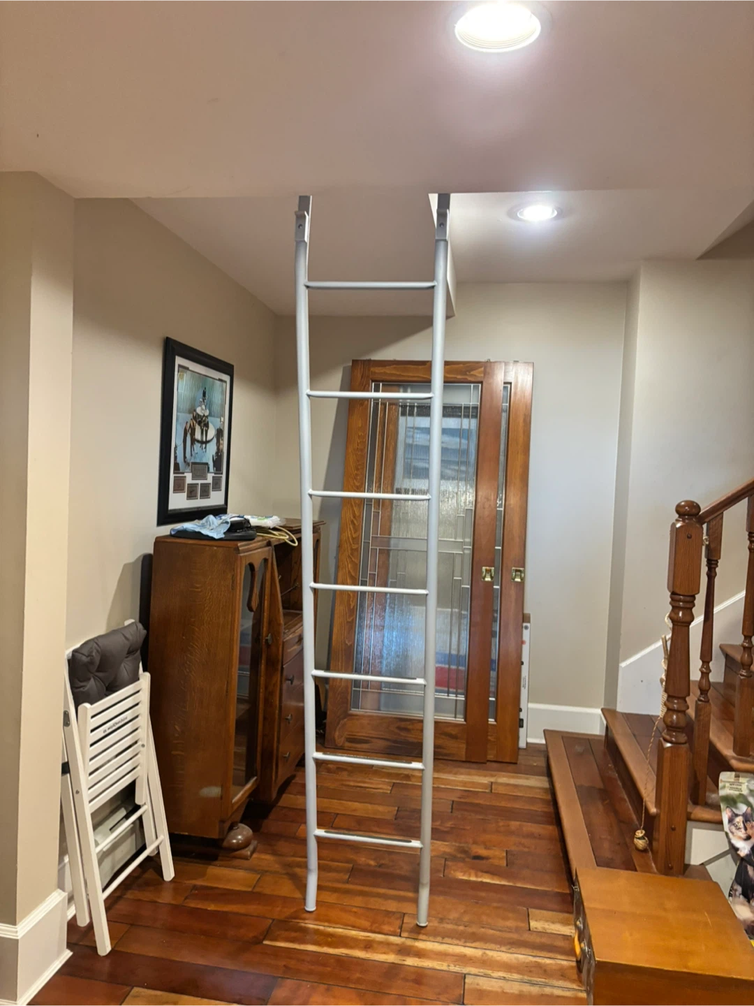 IKEA Silver Loft Bed or Bookcase Ladder