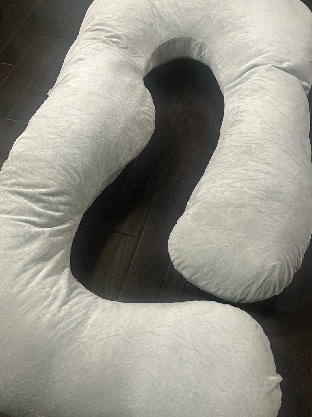 Pregnancy Pillow 57" U Shaped Body Pillow, Grey image indicator(3)