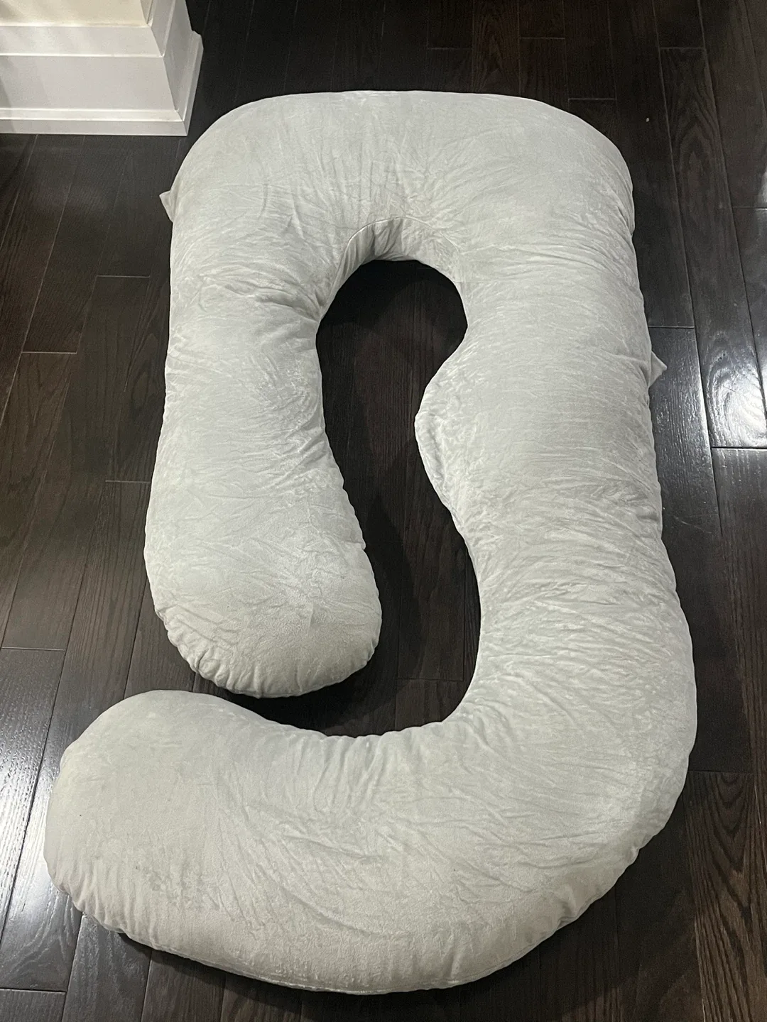 Pregnancy Pillow 57" U Shaped Body Pillow, Grey image indicator(4)