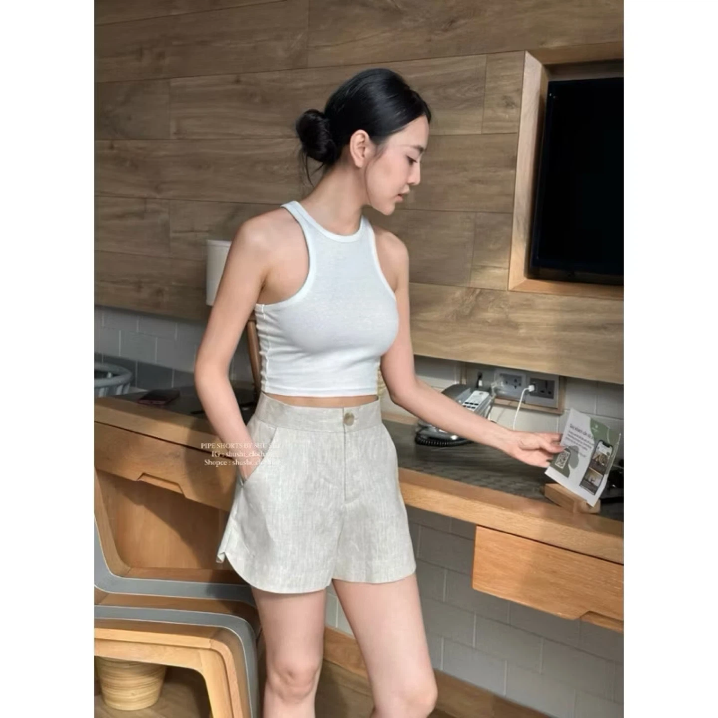 Short pant , linen sz S - photo 2