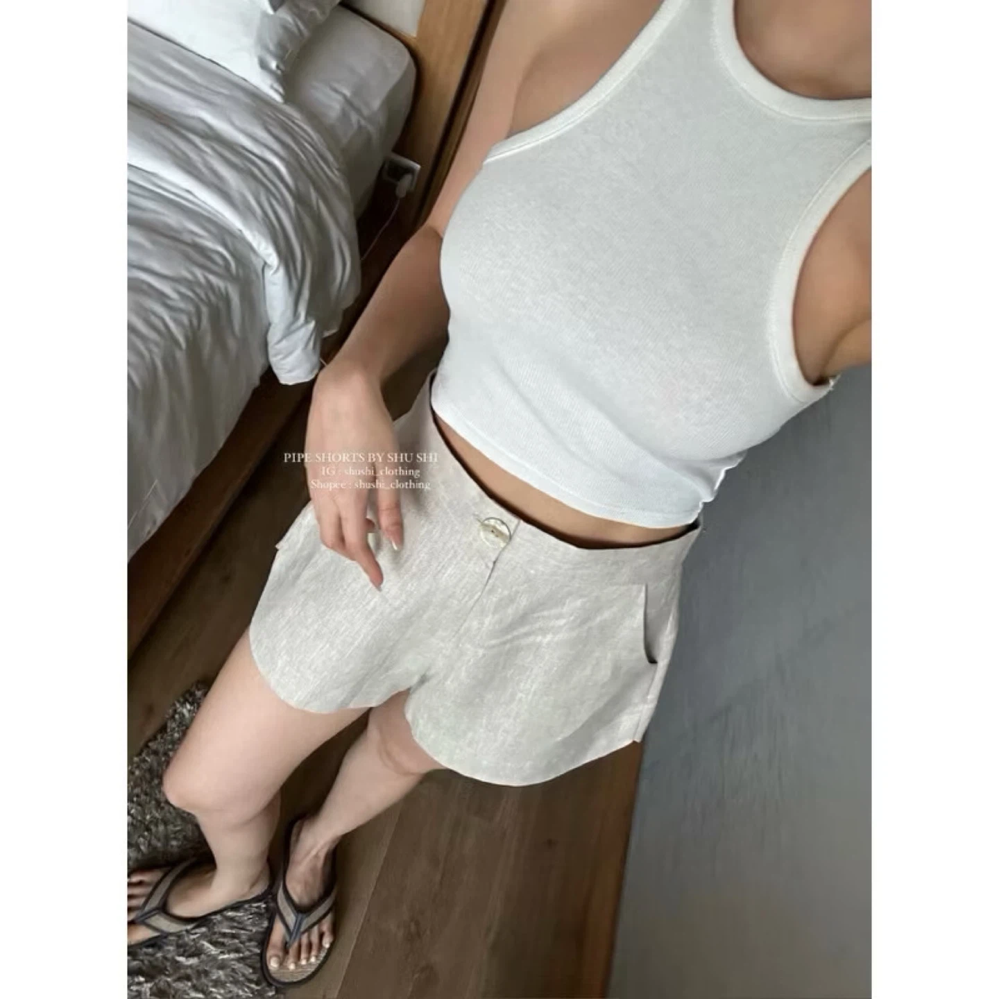 Short pant , linen sz S